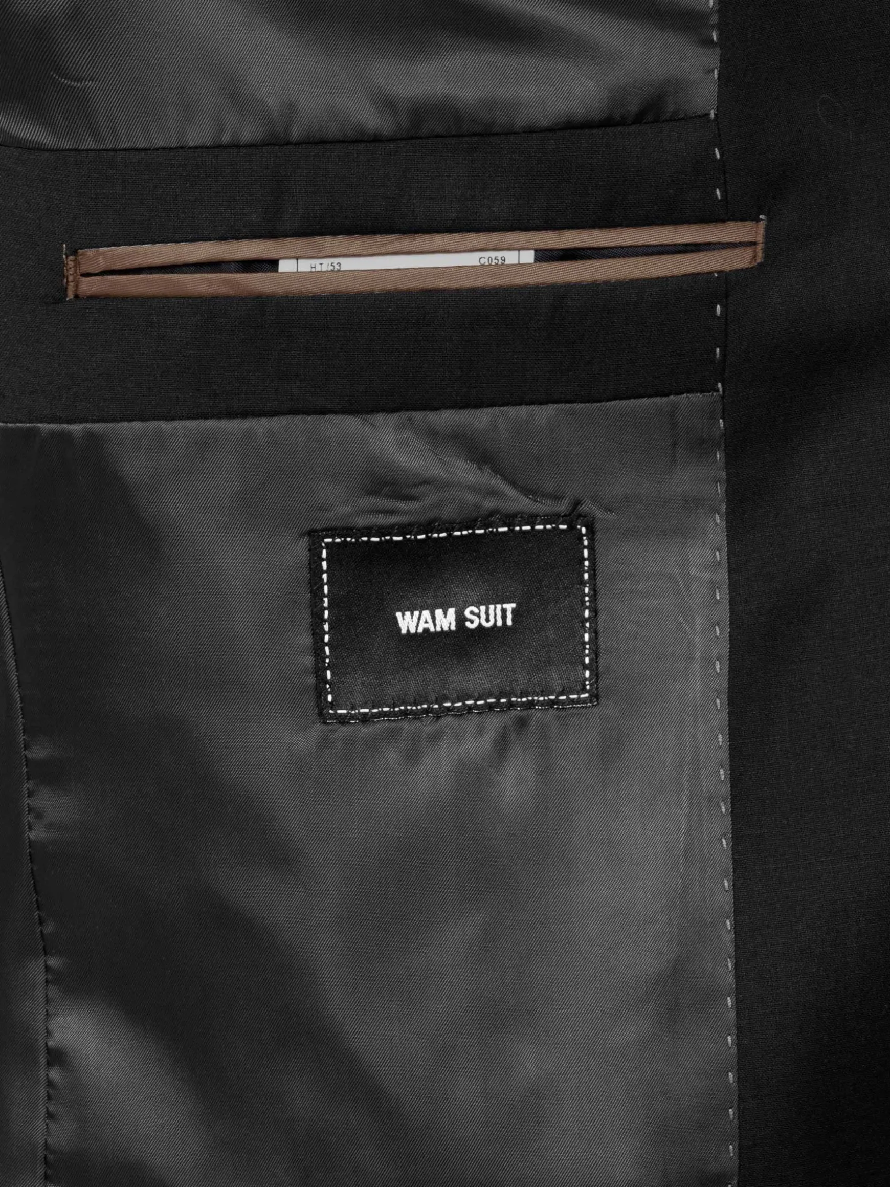 WAM DENIM Colberts & Blazers*Vittorio Black Colbert