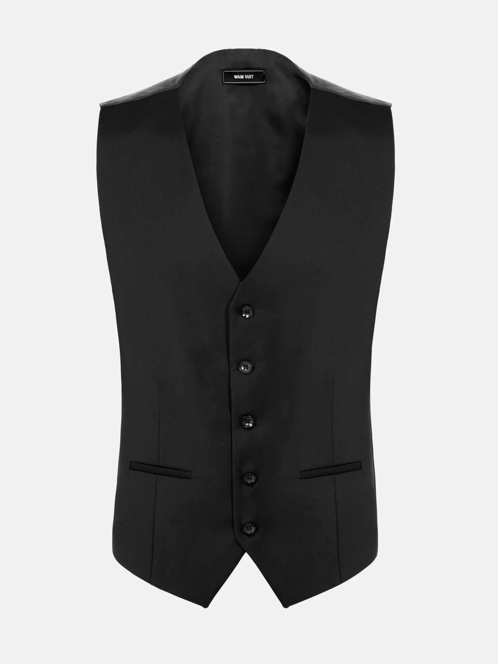 WAM DENIM Pakken & Maatwerk*Vittorio Black Gilet