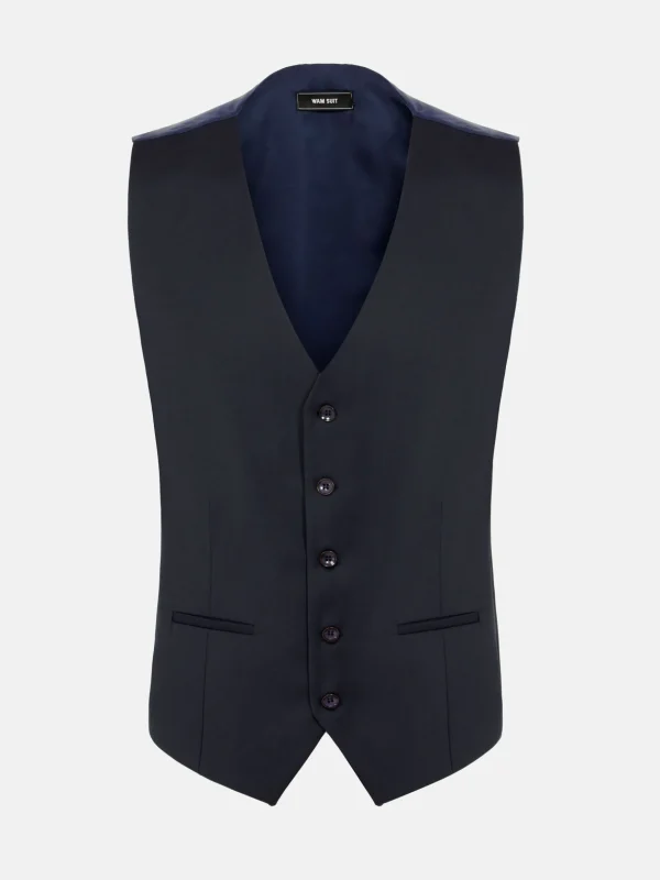 WAM DENIM Pakken & Maatwerk*Vittorio Navy Gilet