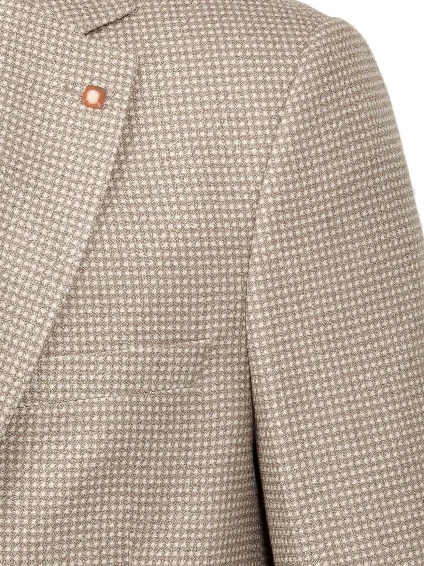 WAM DENIM Colberts & Blazers*Vivia Single breasted Check Dark Beige Colbert