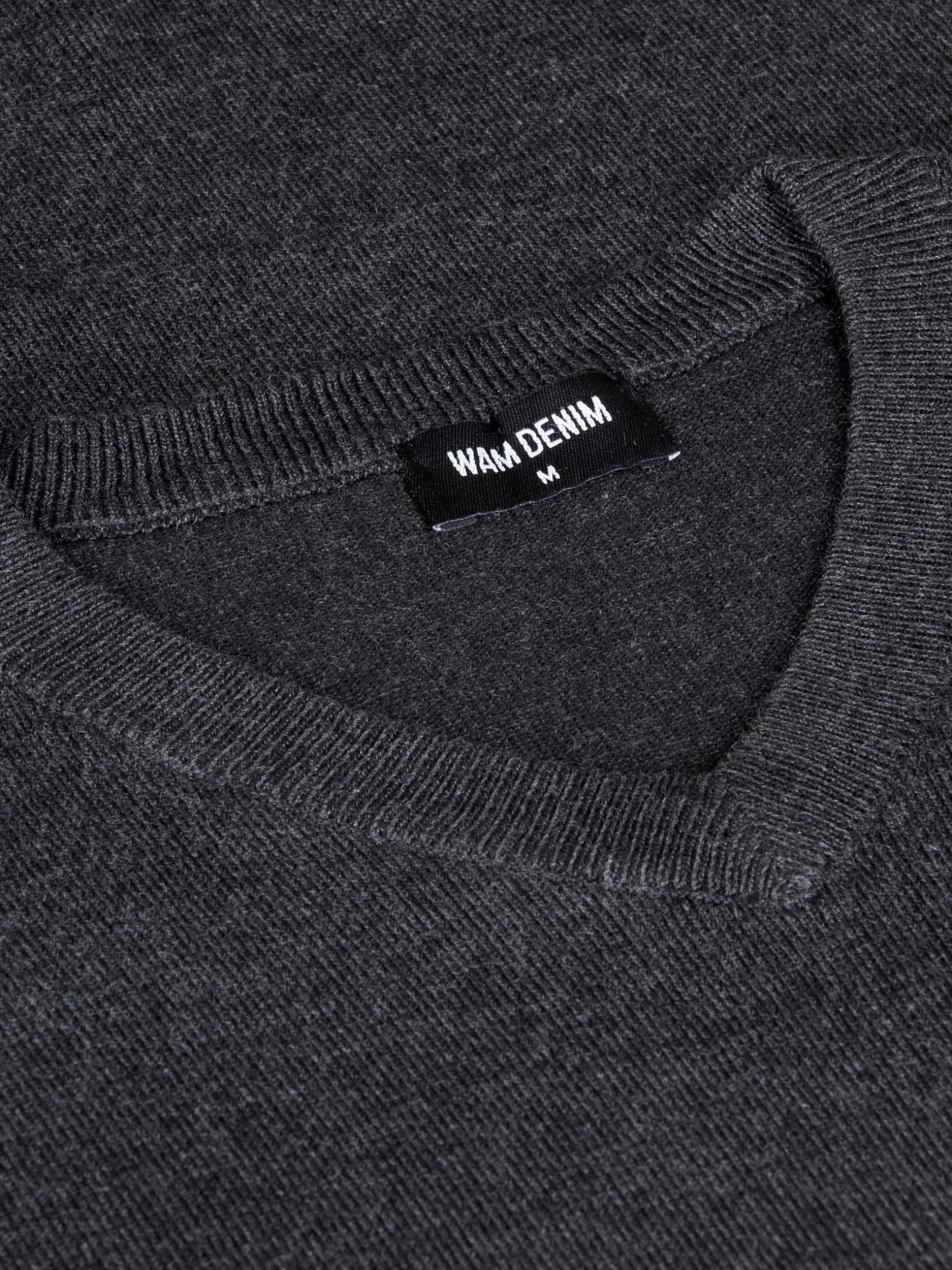 WAM DENIM Truien & Pullovers*V-Neck Anthracite Pullover