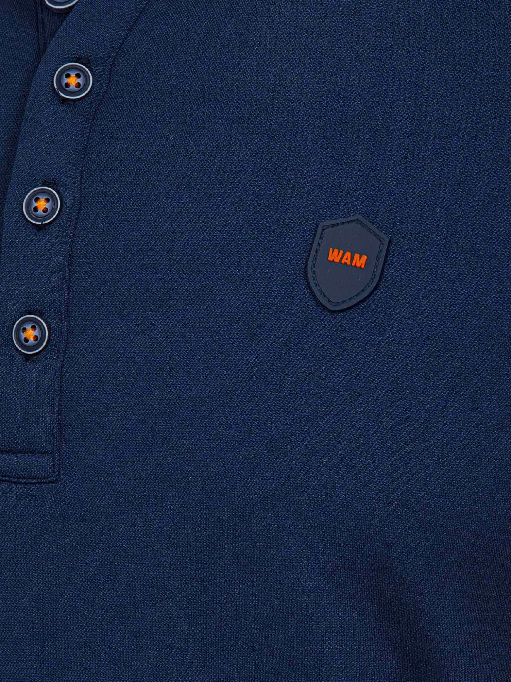 WAM DENIM T-Shirts*Zen Slim Fit Stretched Navy T-shirt