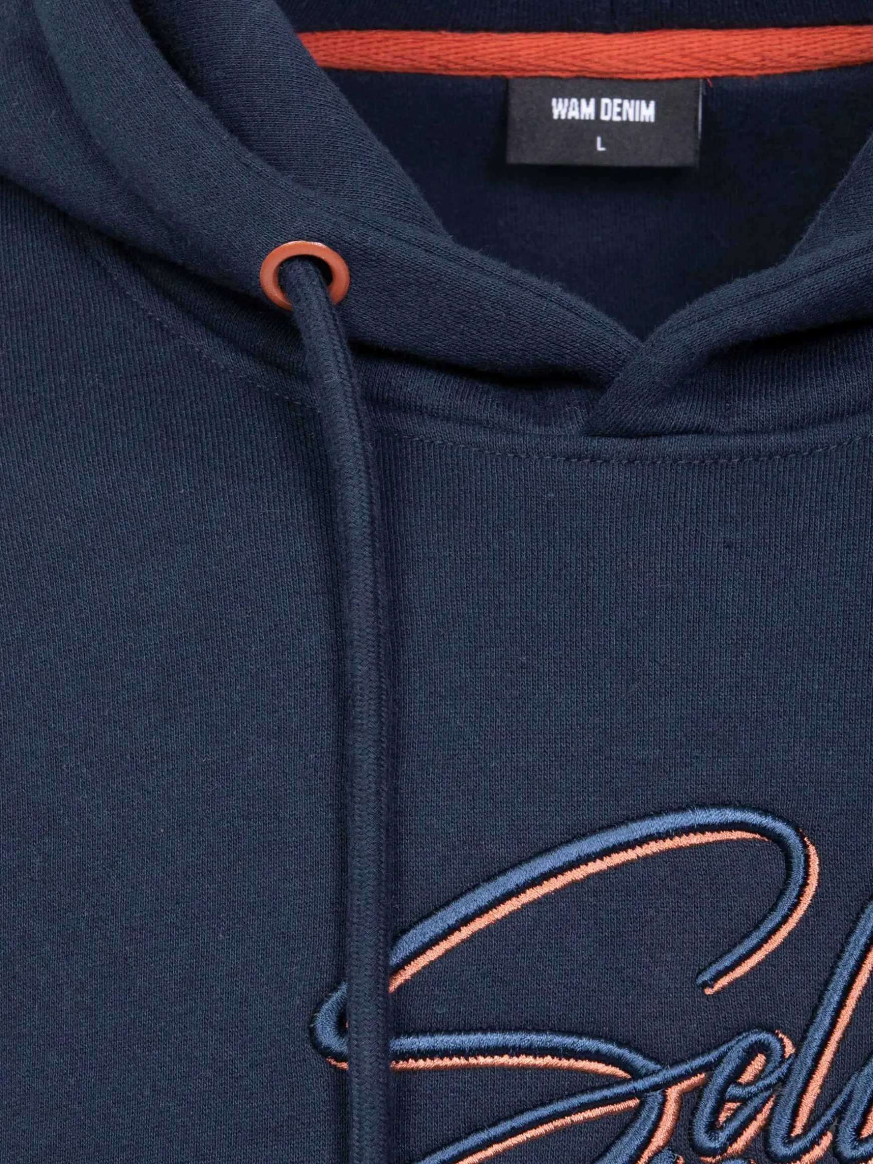 WAM DENIM Sweaters & Vesten*Zyon Navy Hoodie Sweater