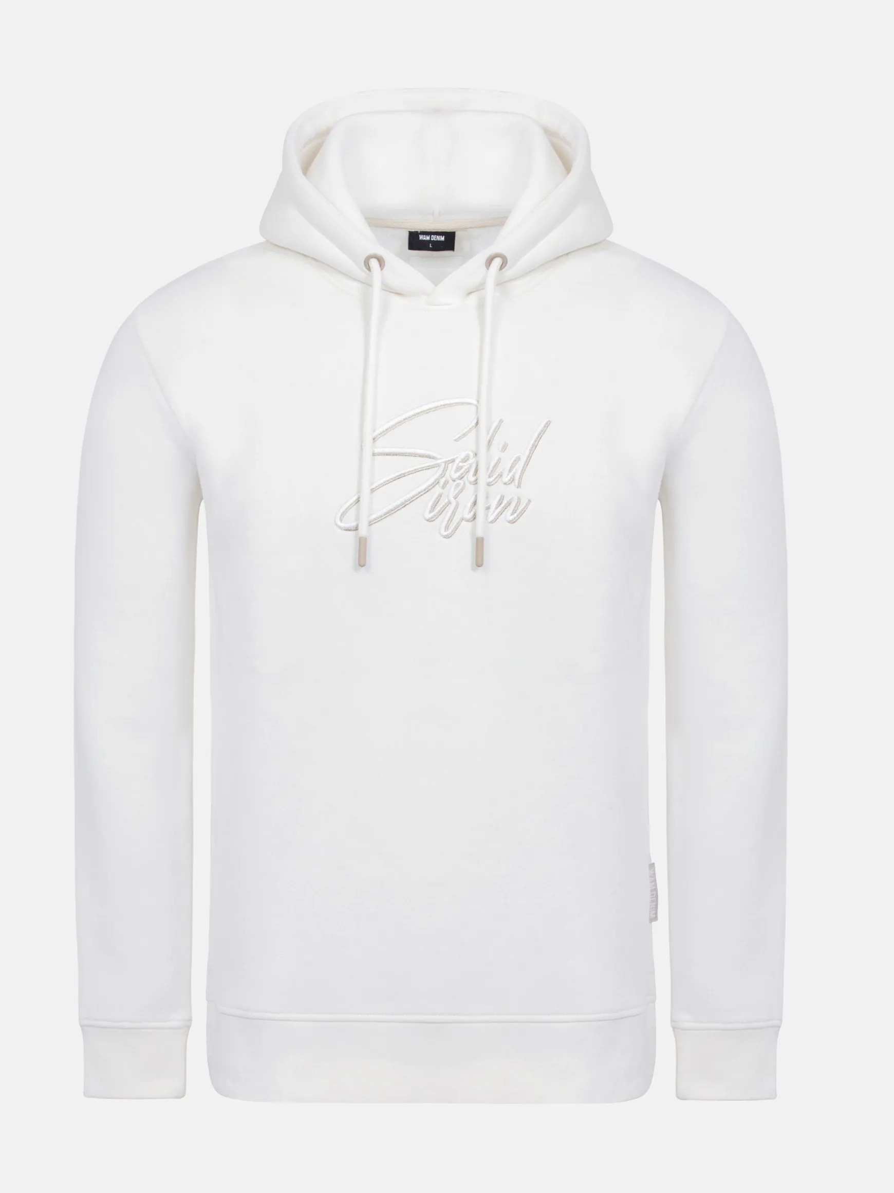 WAM DENIM Sweaters & Vesten*Zyon White Hoodie Sweater